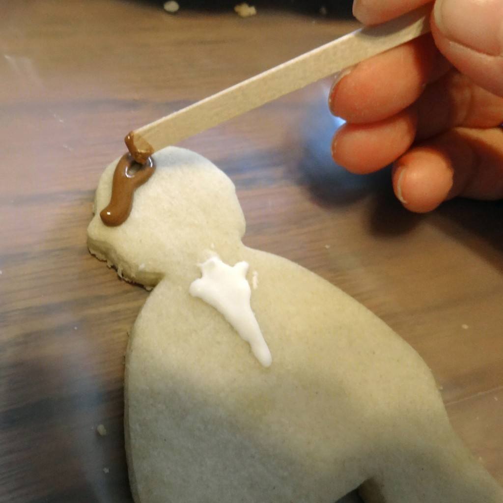 Horseback rider cookie decorating 