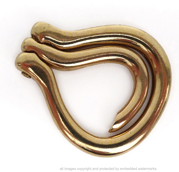 Solid Brass Folding Hoof Pick