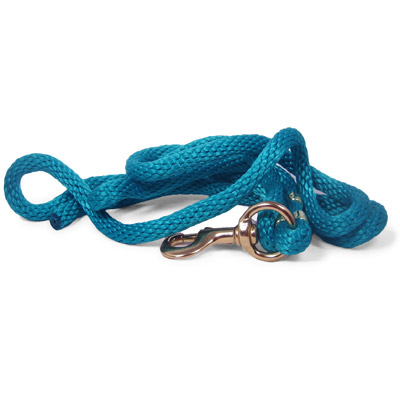 9ft Horse Lead - Poly Rope - Turquoise