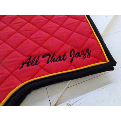 Add Monogram or Custom Embroidery to a High Point Saddle Pad