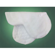 Basic White Fleece Show Saddle Pad by Wilkers
