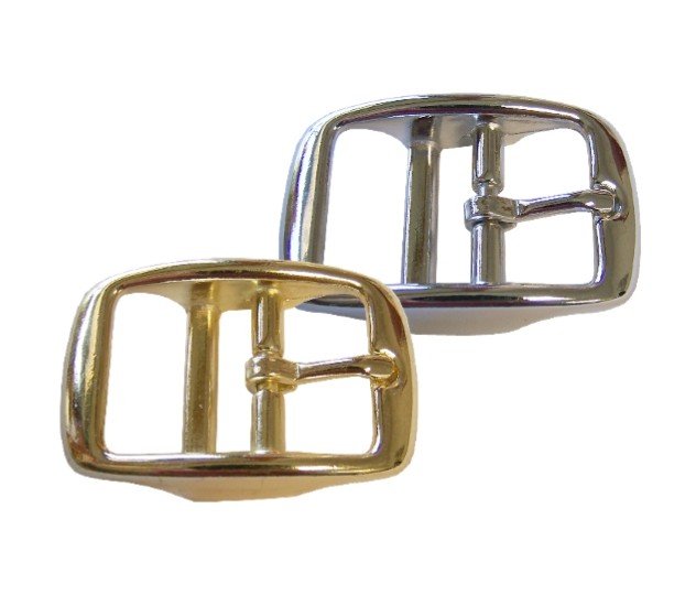 Horse Halter Double Bar Buckle - Brass 