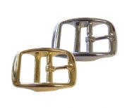 Horse Halter Double Bar Buckle - Brass or Nickle