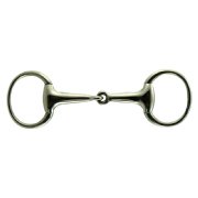 Eggbutt Flat Ring Snaffle Bit