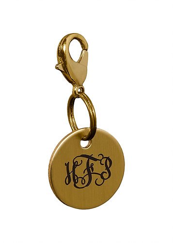 Custom Engraved Monogram Saddle or Bridle Tag- Brass or Nickel