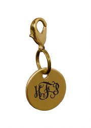 Custom Engraved Monogram Saddle or Bridle Tag- Brass or Nickel