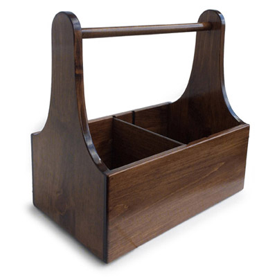 Luxury Solid Wood Grooming Tote