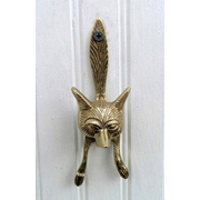 Brass Fox Door Knocker 