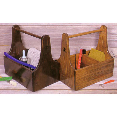 Luxury Solid Wood Grooming Tote