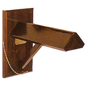 Solid Wood Wall Mount Saddle Rack - Single Collapsible