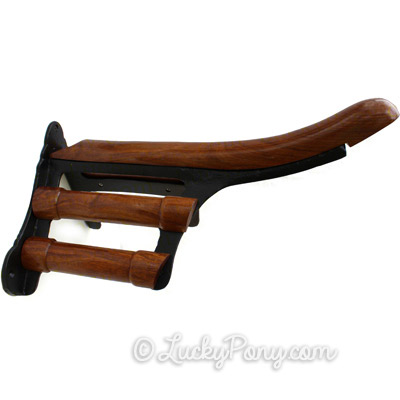 Cast Iron and Wood Saddle Rack - Luxury Collection