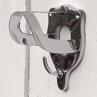 Plain Bridle Bracket - Chrome