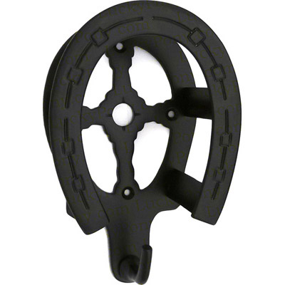 Horse Shoe Shaped Bridle Rack  Black - XL