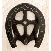 Horseshoe Shaped Bridle Rack - Matte Black