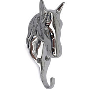 4in Horse Head Hook - Chrome