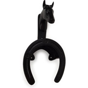 Horse Head Bridle Bracket - Matte Black