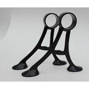 Blanket Bar Brackets - Black - Set of 2