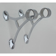 Blanket Bar Brackets - Chrome - Set of 2