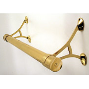 Blanket Bar Brackets - Brass - Set of 2