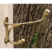  Vintage Style Polished Brass Harness Hook 