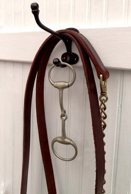  Vintage Style Cast Iron Harness Hook 