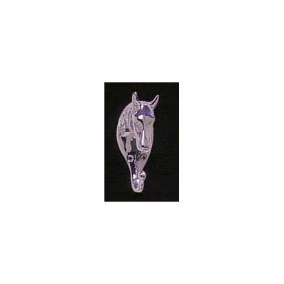 4in Horse Head Hook - Chrome