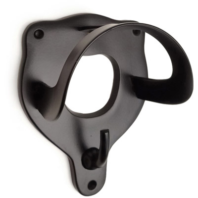 Plain Bridle Bracket - Black