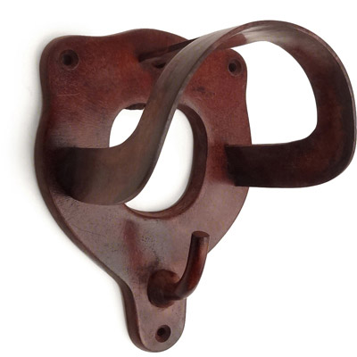 Plain Bridle Bracket - Brown Patina