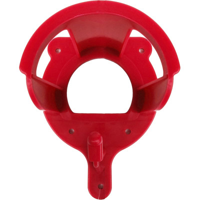 Red Plastic Bridle Rack