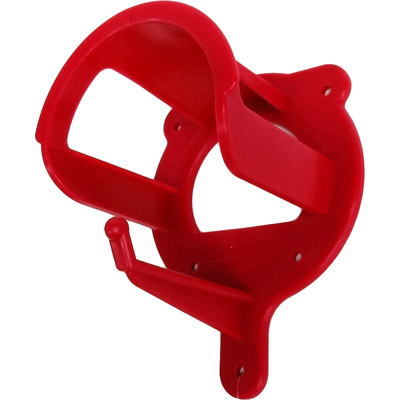 Red Plastic Bridle Rack