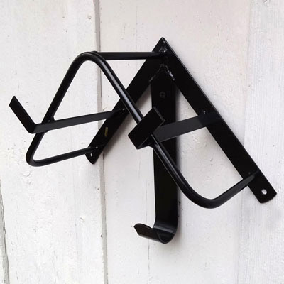 Black Storage Rack for Surcingles and Harness Saddles