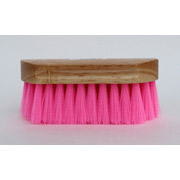 Wood Handled Pony Brush - Pink