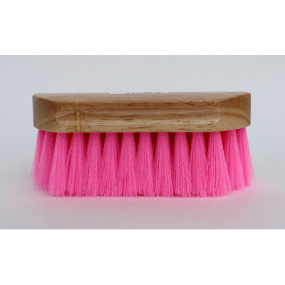 Wood Handled Pony Brush - Pink