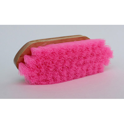 Wood Handled Pony Brush - Pink