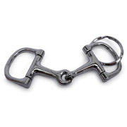 D Ring Snaffle Bit Keychain