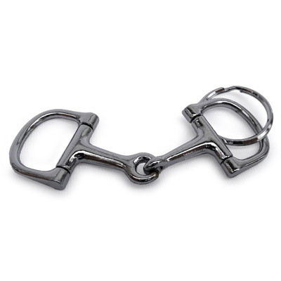 D Ring Snaffle Bit Keychain