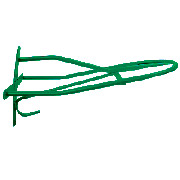 Heavy Duty English Saddle Rack – Green