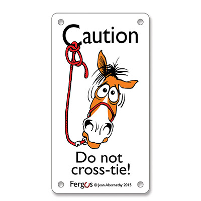 "Caution" Do Not Cross-tie