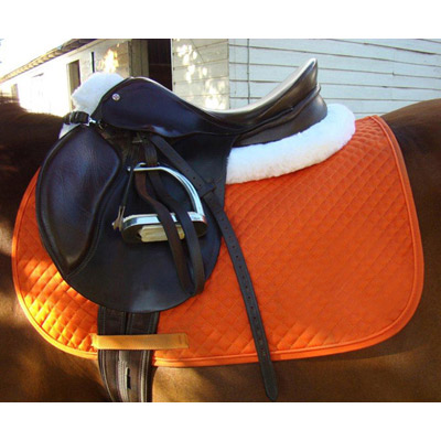 Orange English All Purpose Saddle Pad