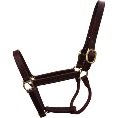 Premium USA Made Triple Stitched Leather Halter