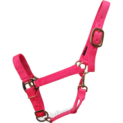 Perri's Hot Pink Nylon Horse Halter