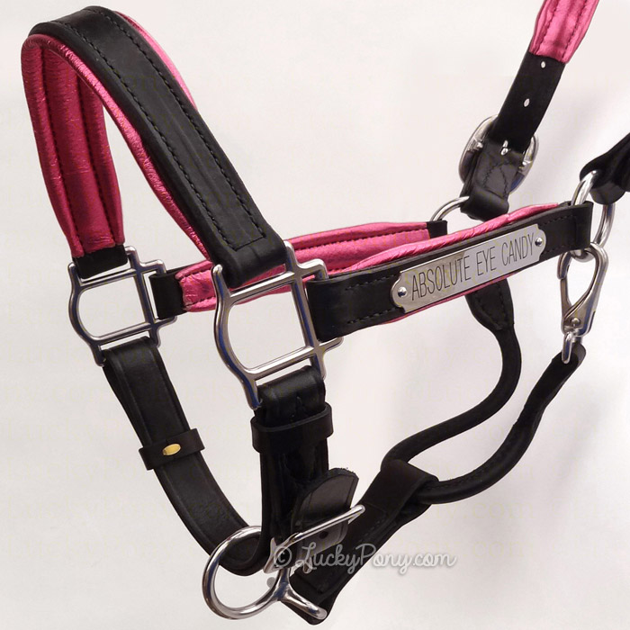 Custom leather halter – Diamond J Equine