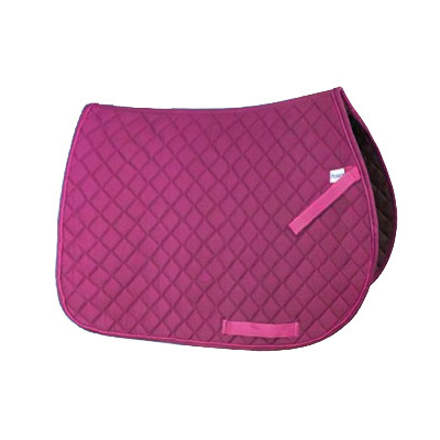 Dark Pink English All Purpose Saddle Pad