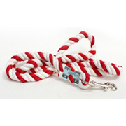 Red & White Soft Cotton Fire Safety Lead Rope