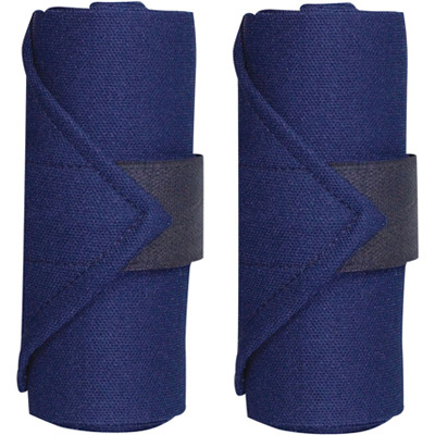 Perri's Horse Standing Leg Wraps - Set of 4 - Navy