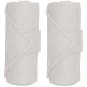 Perri's Horse Standing Leg Wraps - Set of 4 - White