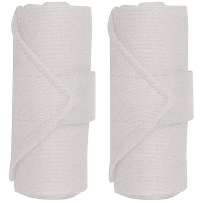 Perri's Horse Standing Leg Wraps - Set of 4 - White