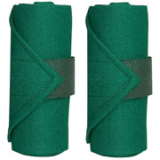 Perri's Horse Standing Leg Wraps - Set of 4 - Hunter Green