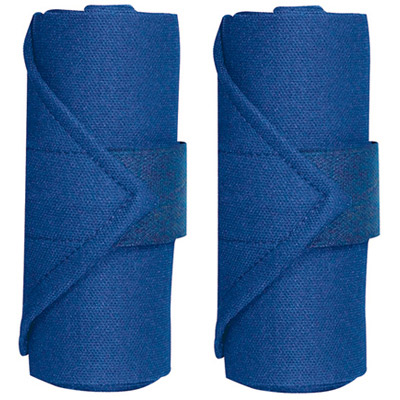 Perri's Horse Standing Leg Wraps - Set of 4 - Royal blue