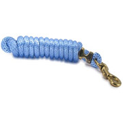 9ft Horse Lead - Poly Rope - Light Blue
